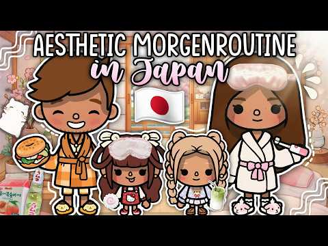 AESTHETIC MORGENROUTINE IN JAPAN 🇯🇵⛅ | TOCA BOCA STORY DEUTSCH