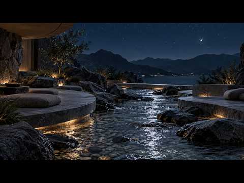 Soft Piano & Stream Sounds 🌙 Deep Sleep | 8 Hours