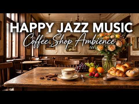 Happy Happy Jazz ☕ Bossa Nova Background for Working, Studying &amp; Relaxing