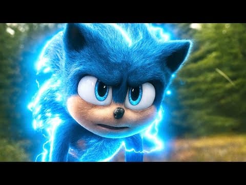 مخلوق فضائي يمتلك سرعه خارقه بيطاردة دكتور يريد يقتلة ويستفاد من قوته العجيبه |ملخص فلم سونيك 1😂🔥