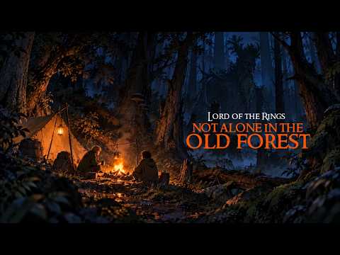 LOTR Ambience for Sleep & Relaxation | Not Alone in the Old Forest – Campfire & Gentle Fantasy Music