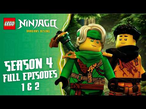 LEGO NINJAGO Dragons Rising Season 4 🐉🔥 | Full Story Compilation Episodes 1 & 2 | LEGO