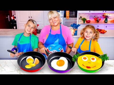 Fünf Kinder verbringen Zeit miteinander