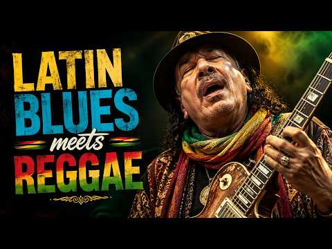 LATINA BLUES meets REGGAE 🎸 Carlos Santana Inspired Soulful Guitar | Smooth Latin Blues Fusion