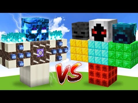 STARLIGHT DEATH vs ALL MINECRAFT BOSSES | Minecraft Mob Battle