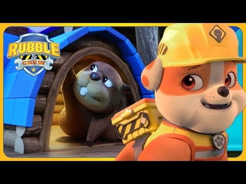 Rubble Builds a Beaver Home and MORE | Rubble and Crew | Cartoons for Kids