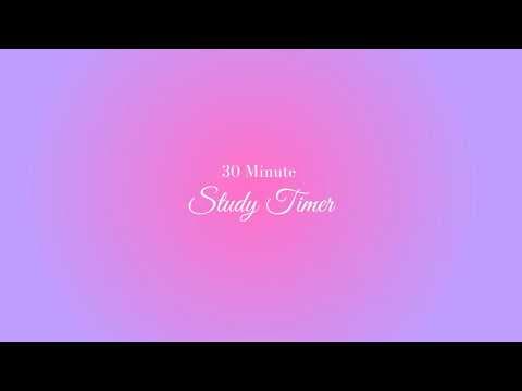 Purple Aura Aesthetic 30 Minute Timer 💜 No Audio, Study, Focus | Serene Ambience