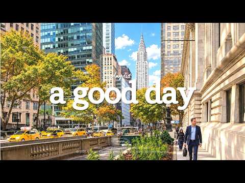 Just one song made my steps exciting🏃‍♀️Groove pop songs full of New York autumn vibes | Good day v