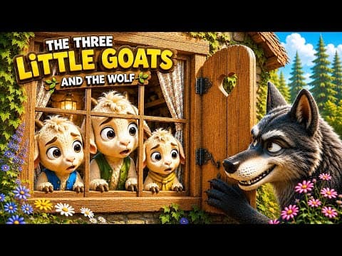 The Three Little Goats and the wolf | Don’t Believe Everything You Hear | A Moral Kids Story