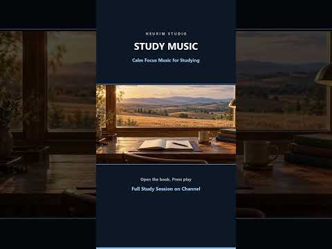 Study music with no lyrics and no distractions 📚 #Shorts #FocusMusic