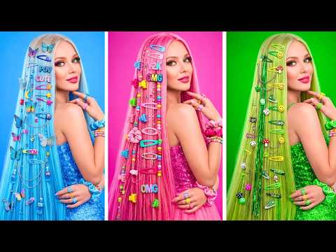 Budget vs Luxury Beauty Makeover 💎 DIY Beauty Hacks