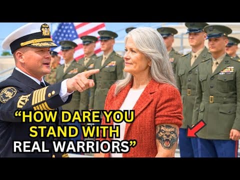 She Came to Watch Her Grandson Graduate — Until USMC Commander Saw Her Tattoo and Froze