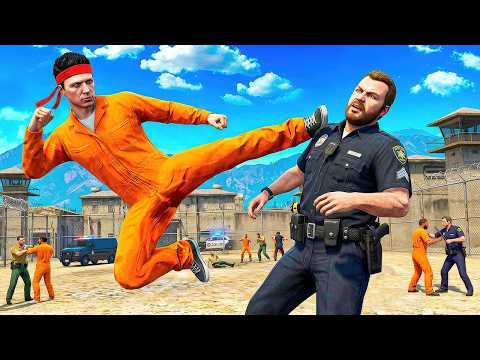 AM EVADAT ca NINJA din INCHISOARE in GTA 5! 😱