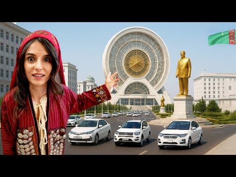 Am intrat în cea mai secretă și ciudată țară din lume! Capitala din marmură și restricții bizare