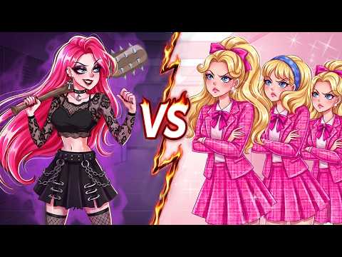 I'm The Only Goth Girl In A School For Barbies