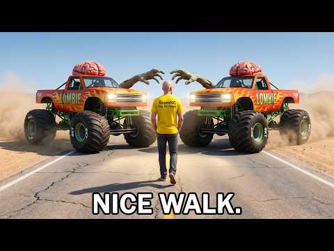 Trapped in the Desert With Monster Jam Trucks | BeamNG Drive LIVE Stream