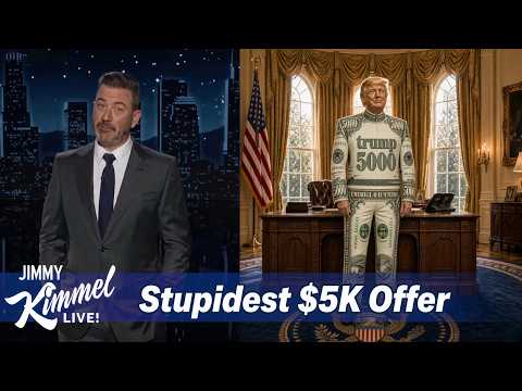 Jimmy Kimmel Torches Trump’s “Stupidest” Idea And Wild $5K Offer