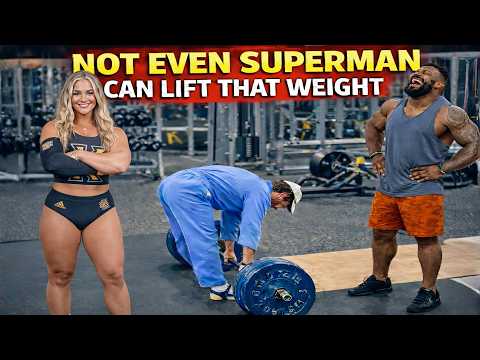 What Happens When The Silent One Grabs the 32kg Mop While the Personal Trainer Is Watching 👀