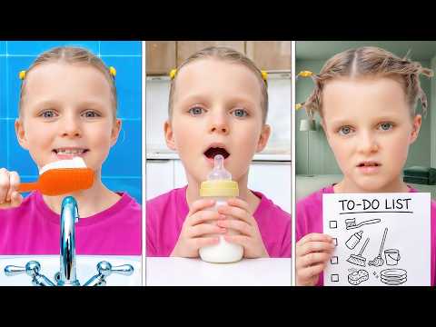 Dasha Pretends to Be a Baby! Funny Family Adventure! 👶🍼✨
