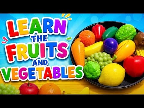Learn Colors with Fruits & Vegetables!