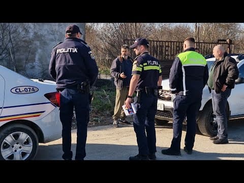 Telenovelă cu scandal și camion confiscat ! Mafiot sare la bătaie cu poliția 112 de față !