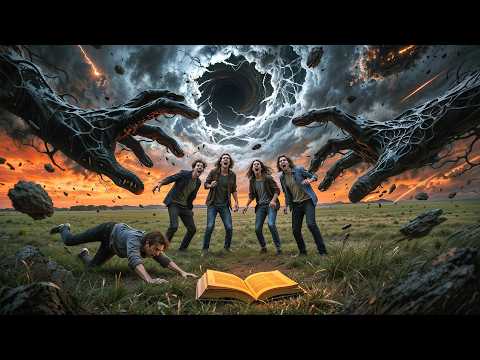 4 Friends Find a Book That Grants Any Wish, But Instead It Hurls Them Into a Terrifying Dimension