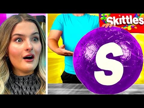 LiDiRo reagiert auf Wie man die weltgrößten DIY Skittles macht von VANZAI KOCHEN