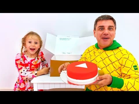 A large collection for children about the adventures of Nastya and dad
