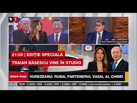 NEWS PASS. HUREZEANU: XI e GATA să ajute SUA în ORIENT/ SUA au pierdut în RELAȚIA cu CHINA. P1/3