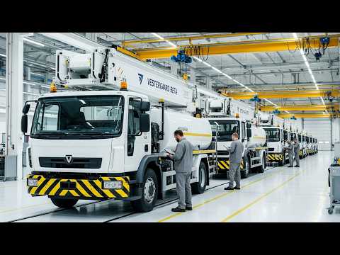 Vestergaard Elephant Beta Production Line | Inside Aircraft De‑Icing Vehicle Plant (Full Process)