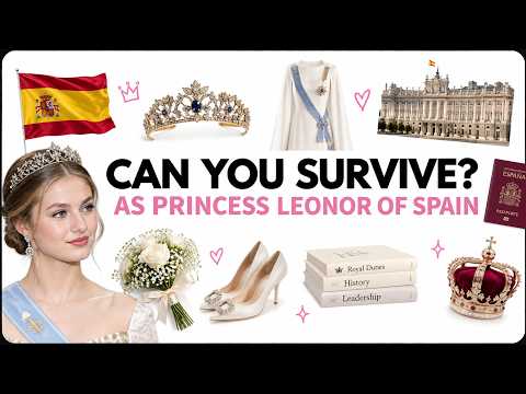 Can You Survive as PRINCESS LEONOR OF SPAIN? | Interactive Aesthetic Game