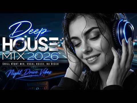 Deep House Mix 2026 ⚡ Trending Vocal House, Nu Disco & Deep Night Drive Mix