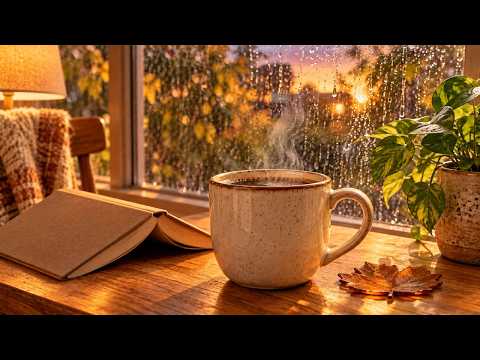 Rainy Evening Coffee Jazz ☔☕ 1 Hour | No Midroll Ads | Work Aid
