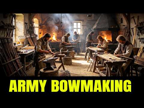 How Medieval Armies Made Thousands of Bows for War