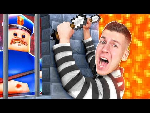 😱 ПОБЕГ От *ОПАСНОГО* Охранника БАРРИ, но ЛАВА ПОДНИМАЕТСЯ КАЖДУЮ СЕКУНДУ в ROBLOX ! ВЛАДУС 🔥