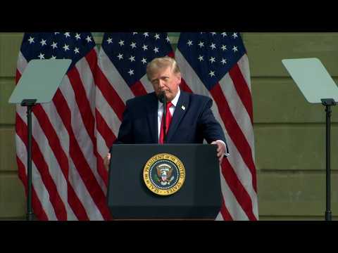 President Trump and the First Lady Participate in the 9/11 Observance Ceremony
