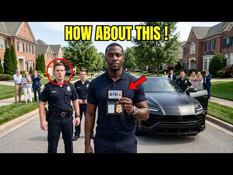 Cop Smashes Black Man's Lambo Window ＂Get Out, Thug!＂ — Hands Tremble When He Sees the FBI Badge