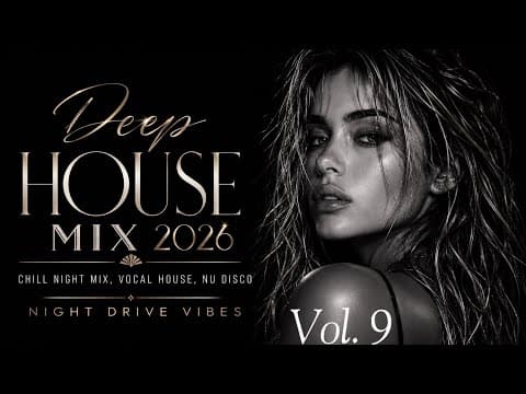 Deep House Mix 2026 | smooth Vocal House, Nu Disco & Late Night Energy (Night Drive Vibes) Vol. 9
