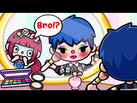 My Brother Loves To Wear Makeup | Sad Story | Toca Life Story | Toca Boca