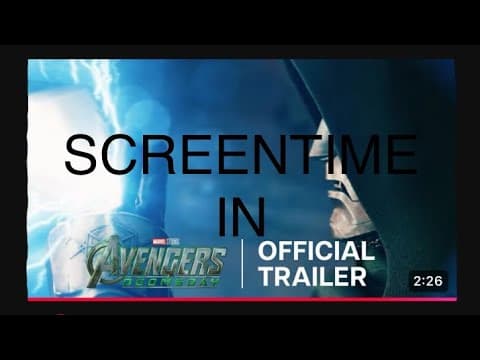 Doomsday Character's Screentime in Trailer