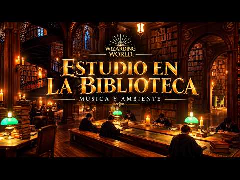 Hogwarts Legacy - Estudia Conmigo durante 2 Horas en la Biblioteca de Hogwarts 📚 | Música y Ambiente