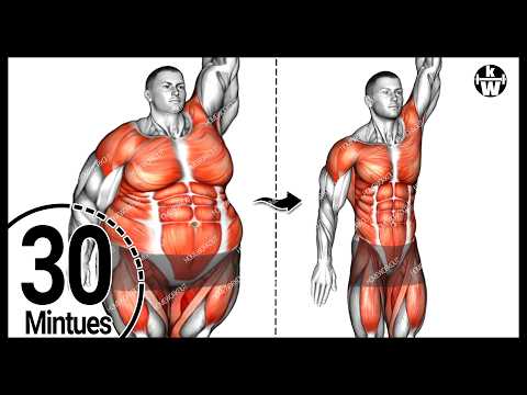 30-Min! Standing Fat Loss ➜ Fat disappears easily and quickly.