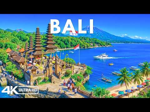 Bali 4K Drone Footage | Tropical Paradise, Crystal-Clear Waters & Hidden Beaches