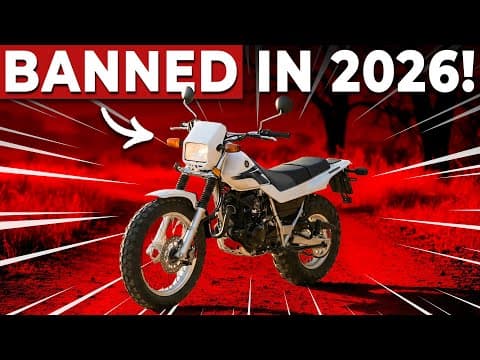 Motorcycles That Will Be BANNED in 2026