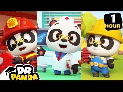 Firefighter, Doctor, Builder | Dr. Panda's Ultimate Community Rescuers | Full Episodes | Dr. Panda
