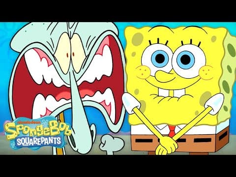 60 MINUTES of SpongeBob Driving Squidward Crazy 😅 | SpongeBob
