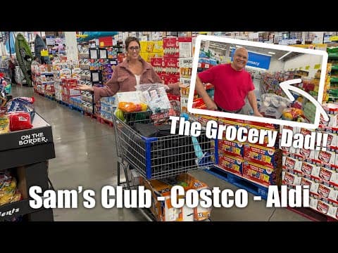 The Grocery Lady + The Grocery Dad 🛒 HUGE Grocery Haul for Our Family of 7!