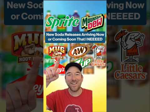 Nine New Soda Releases Coming Soon 🥤🔥 #soda #drinks