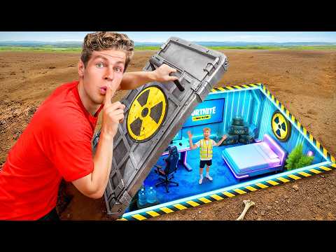 I Built a SECRET Survival Bunker!