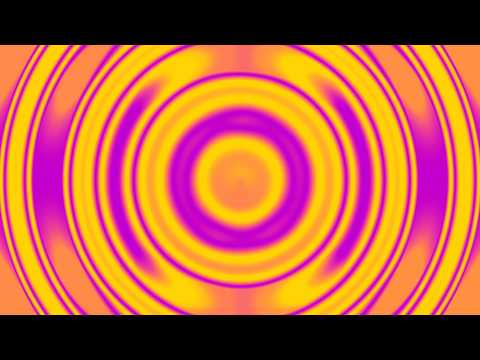 Mystic Ambient Background - Rippling Waves (Vibrant Yellow and Purple) | 1 Hour Animated Background
